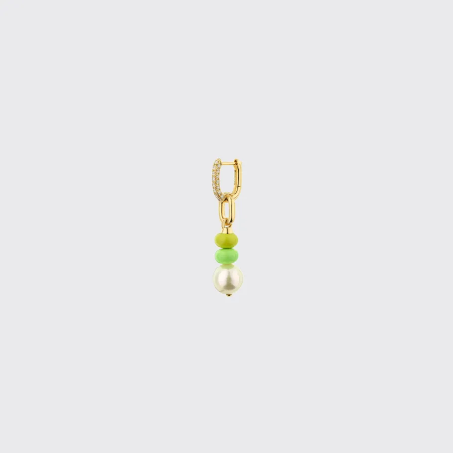 lime_greenneon_yellow_dou_1.webp LIME GREEN-NEON YELLOW DOUBLE PEARL DIAMOND B-BOY EARRING>Boochier Sale