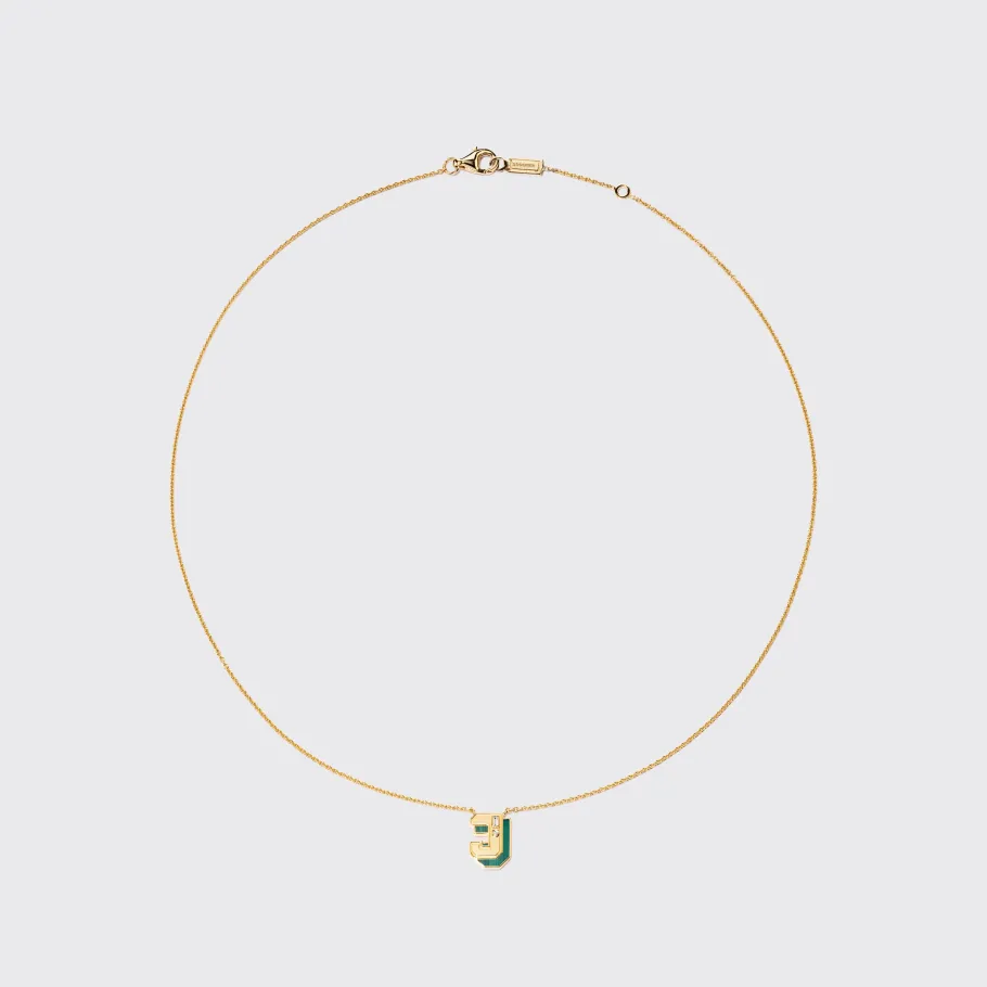 malachite_yellow_gold_min_5-1.webp MALACHITE YELLOW GOLD MINI LETTER NECKLACE>Boochier Hot