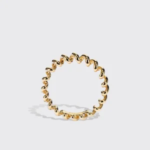MINI YELLOW GOLD SLINKEE RING>Boochier Sale