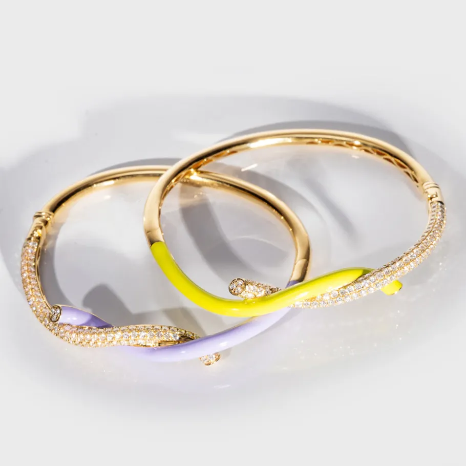 neon_yellow_fruit_hoops_d_2-1.webp NEON YELLOW FRUIT HOOPS DIAMOND BANGLE>Boochier Best