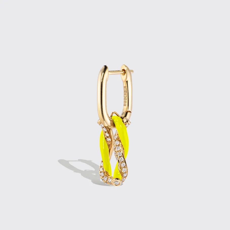 neon_yellow_fruit_hoops_m_1.webp NEON YELLOW FRUIT HOOPS MONO EARRING>Boochier Outlet