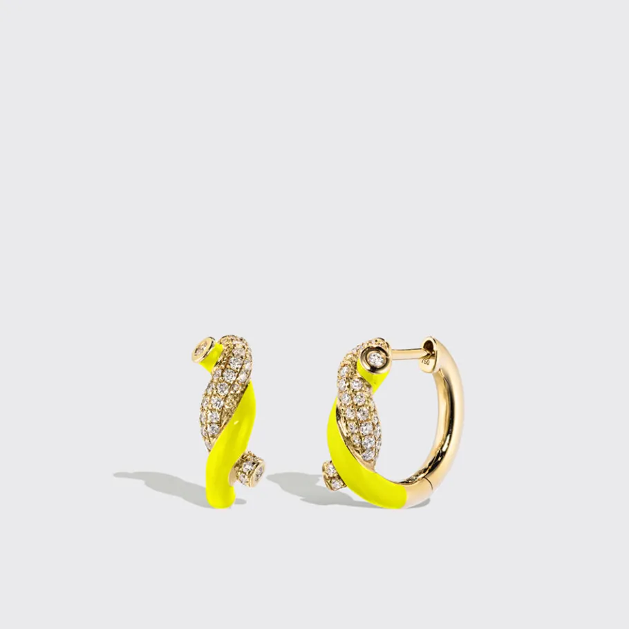 neon_yellow_small_fruit_h_0.webp NEON YELLOW SMALL FRUIT HOOPS EARRINGS>Boochier Discount