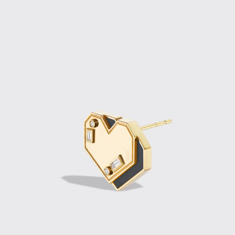 onyx_yellow_gold_heart_st_1.webp ONYX YELLOW GOLD HEART STUDS>Boochier Outlet