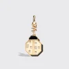 ONYX YELLOW GOLD LADYBUG CHARM>Boochier Sale