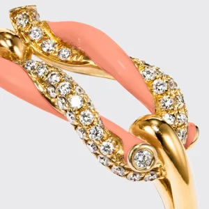 ORANGE FRUIT HOOPS BUCKLE RING>Boochier Hot