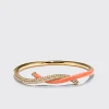ORANGE FRUIT HOOPS DIAMOND BANGLE>Boochier Discount