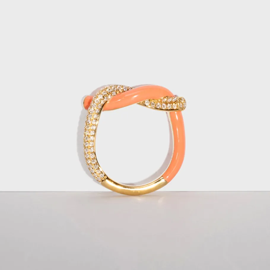 orange_fruit_hoops_diamon_3.webp ORANGE FRUIT HOOPS DIAMOND RING>Boochier Fashion