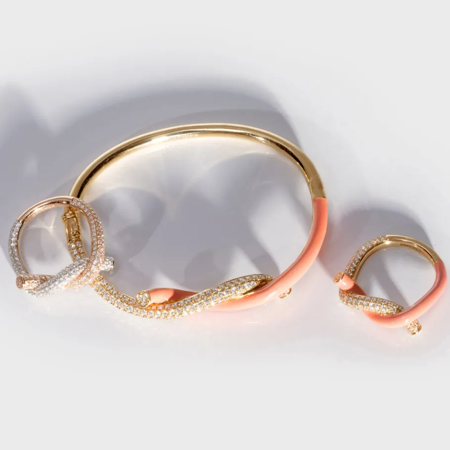 orange_fruit_hoops_diamon_4.webp ORANGE FRUIT HOOPS DIAMOND RING>Boochier Fashion