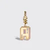 PHOSPHOSIDERITE NOSTALGIA LETTER CHARM>Boochier Hot