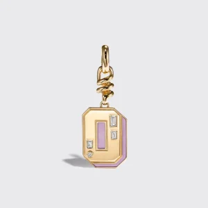 PHOSPHOSIDERITE NOSTALGIA LETTER CHARM>Boochier Hot