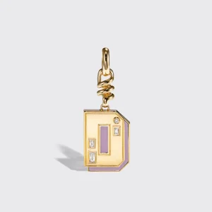 PHOSPHOSIDERITE NOSTALGIA LETTER CHARM>Boochier Hot