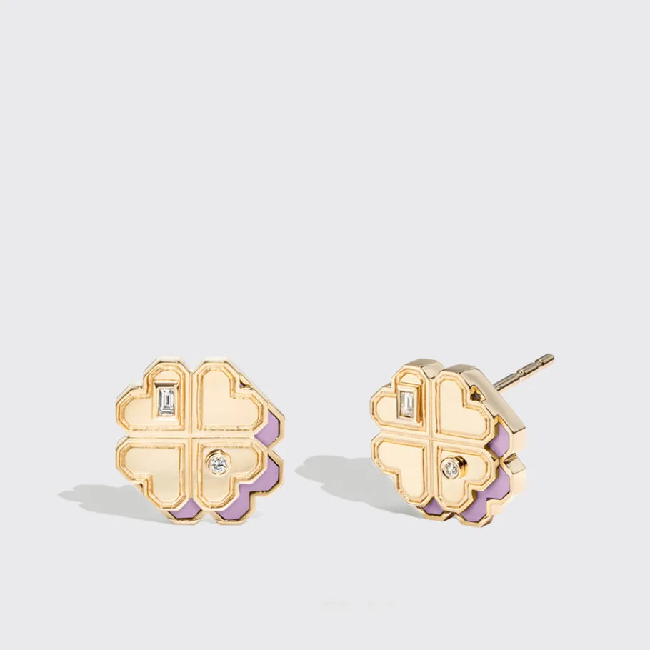 phosphosiderite_yellow_go_0-4.webp PHOSPHOSIDERITE YELLOW GOLD MINI CLOVER LEAF STUDS>Boochier Sale