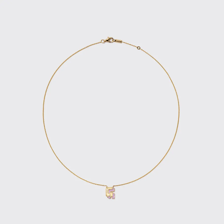 phosphosiderite_yellow_go_2-7.webp PHOSPHOSIDERITE YELLOW GOLD MINI LETTER NECKLACE>Boochier New