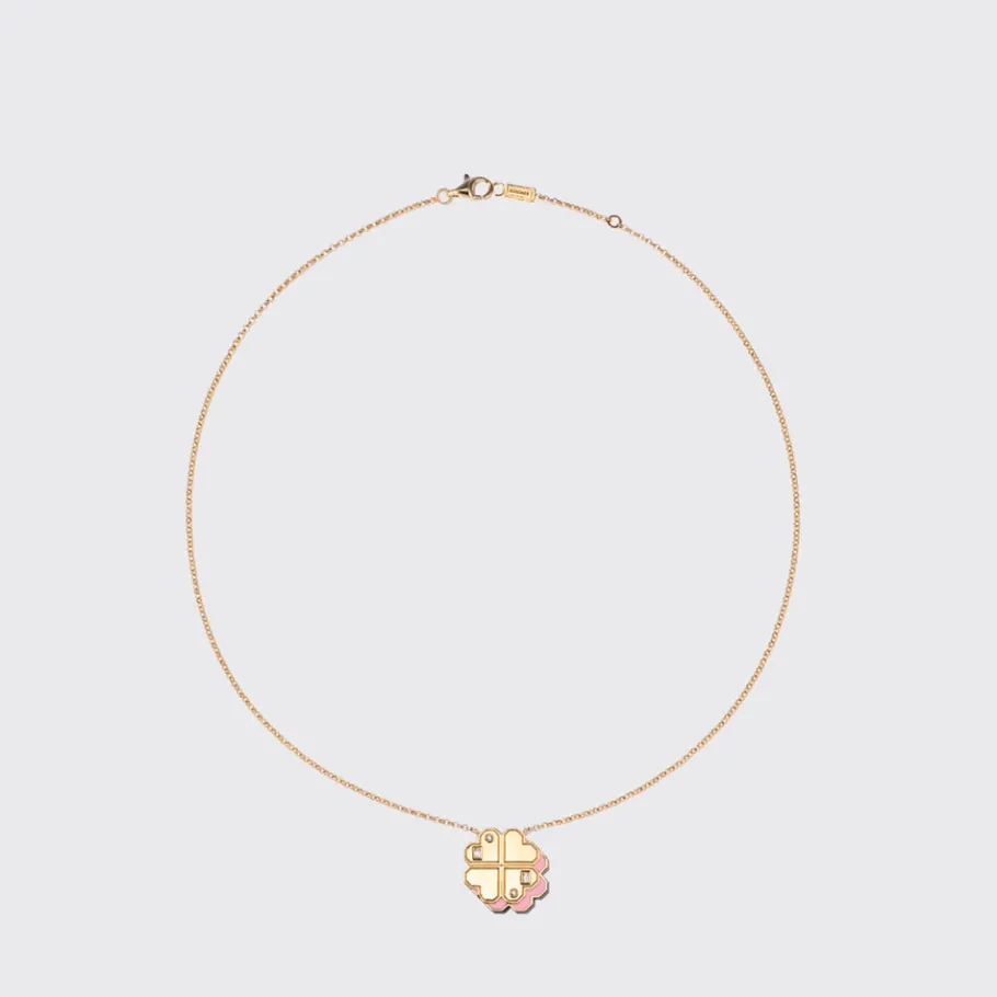 pink_opal_yellow_gold_clo_0-1.webp PINK OPAL YELLOW GOLD CLOVER LEAF NECKLACE>Boochier Hot