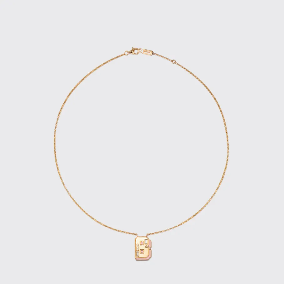 pink_opal_yellow_gold_let_2.webp PINK OPAL YELLOW GOLD LETTER NECKLACE>Boochier New