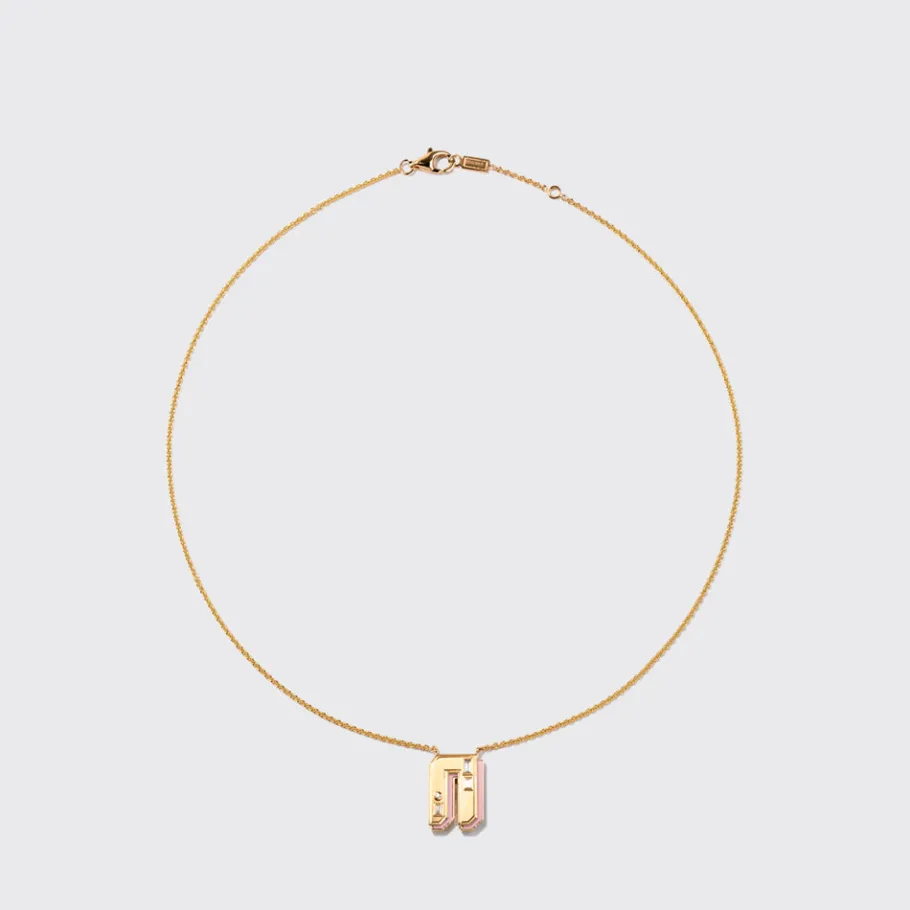 pink_opal_yellow_gold_let_8.webp PINK OPAL YELLOW GOLD LETTER NECKLACE>Boochier New