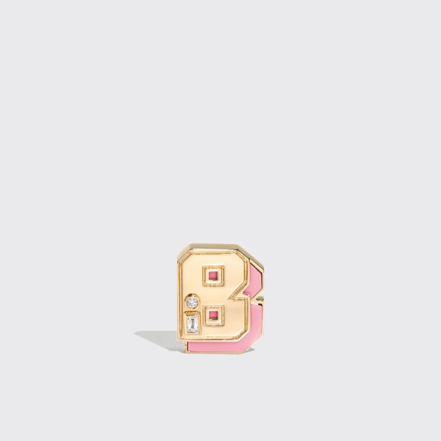 pink_opal_yellow_gold_min_2.webp PINK OPAL YELLOW GOLD MINI LETTER MONO STUD>Boochier Fashion