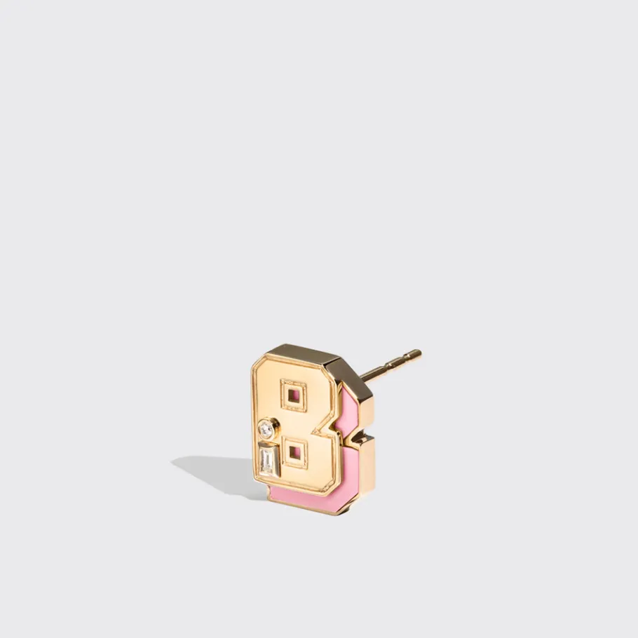 pink_opal_yellow_gold_min_3.webp PINK OPAL YELLOW GOLD MINI LETTER MONO STUD>Boochier Fashion