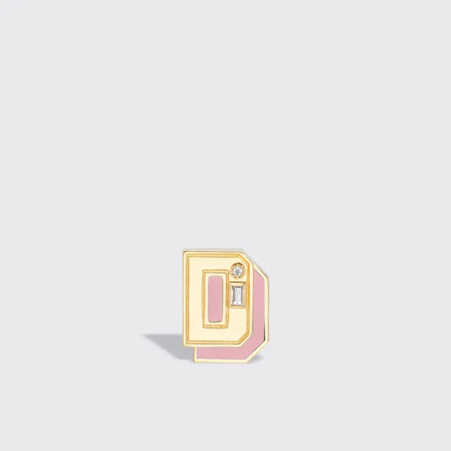 pink_opal_yellow_gold_min_4.webp PINK OPAL YELLOW GOLD MINI LETTER MONO STUD>Boochier Fashion