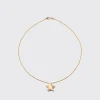 PINK OPAL YELLOW GOLD STAR NECKLACE>Boochier Sale