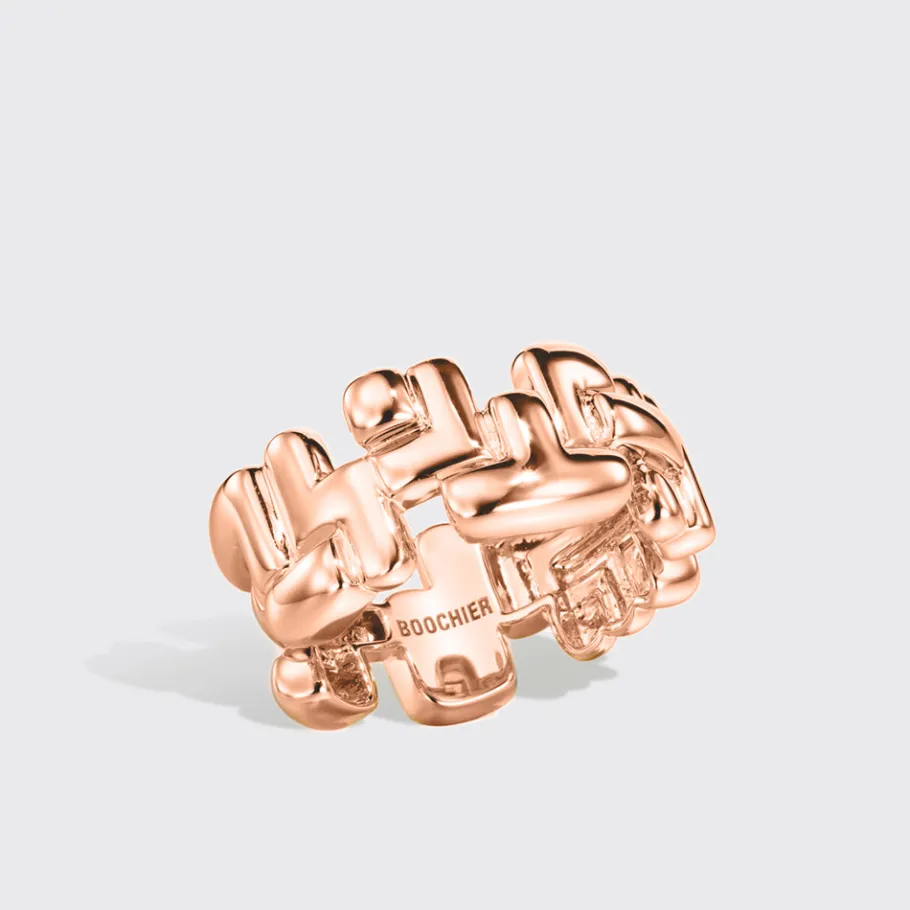 rose_gold_arcade_triple_e_0.webp ROSE GOLD ARCADE TRIPLE ETERNITY RING>Boochier New