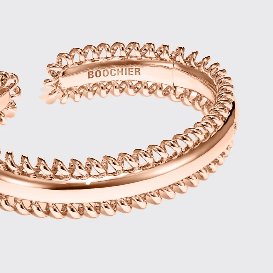 rose_gold_diamond_slinkee_1-1.webp ROSE GOLD DIAMOND SLINKEE ICON BANGLE>Boochier Fashion