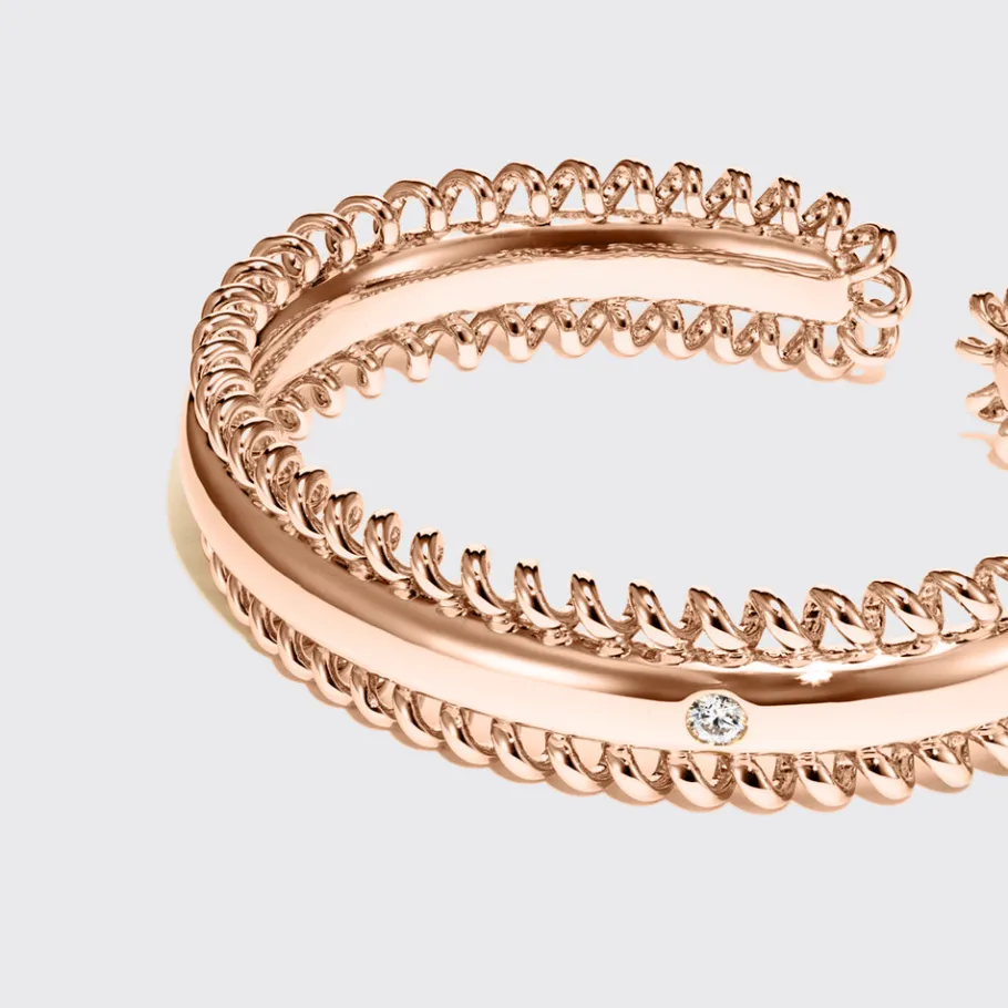 rose_gold_diamond_slinkee_2.webp ROSE GOLD DIAMOND SLINKEE ICON BANGLE>Boochier Fashion
