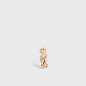 ROSE GOLD DIAMONDS SMALL TIES EARRING>Boochier New