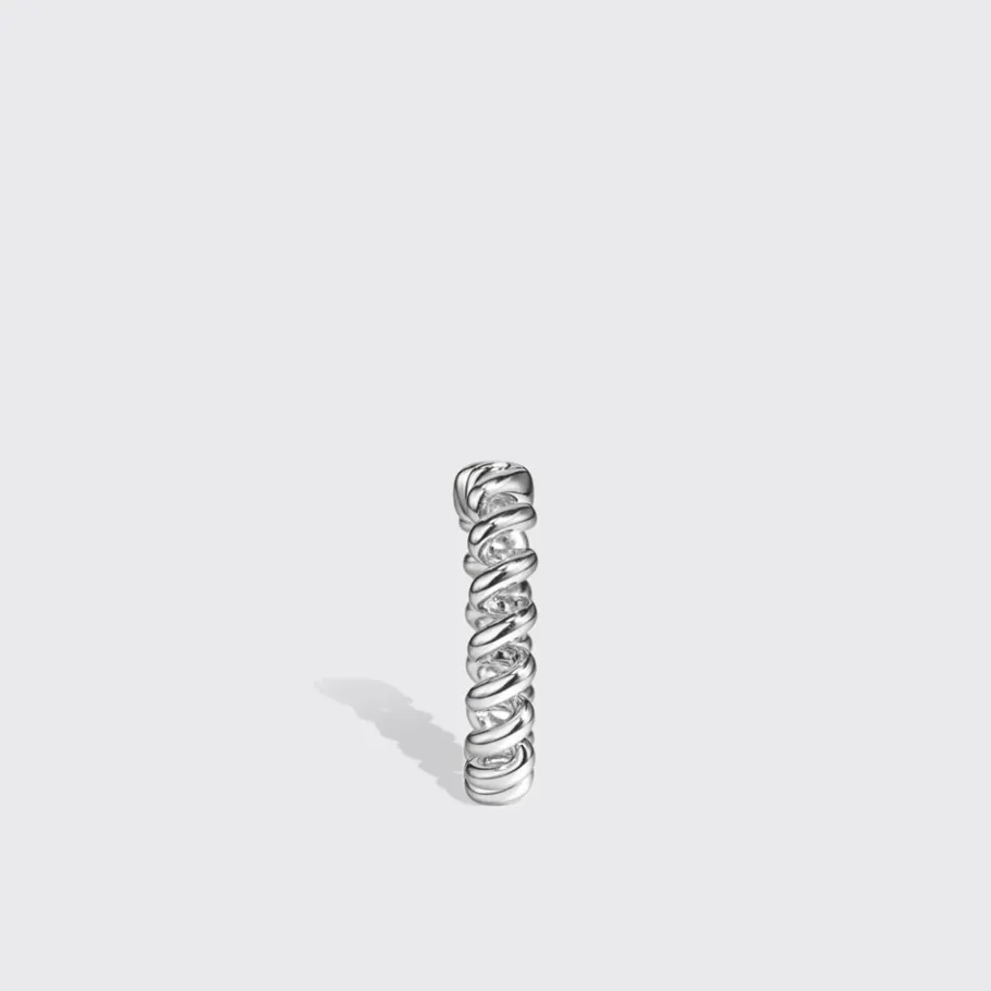 small_white_gold_mini_sli_2.webp SMALL WHITE GOLD MINI SLINKEE EARRINGS>Boochier Fashion
