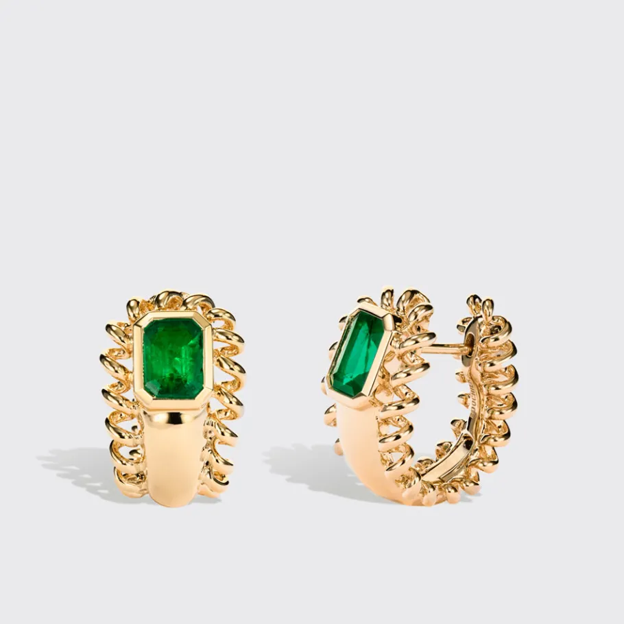 small_yellow_gold_emerald_0.webp SMALL YELLOW GOLD EMERALD SLINKEE ICON EARRINGS>Boochier Outlet