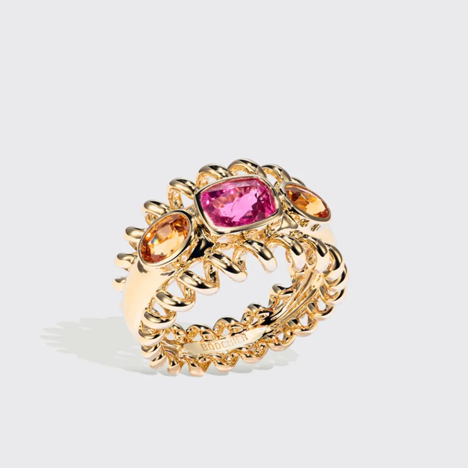 spinel__fanta_garnet_slin_0.webp SPINEL & FANTA GARNET SLINKEE ICON RING>Boochier Sale
