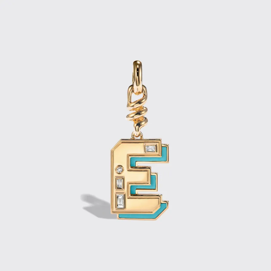 turquoise_nostalgia_lette_10.webp TURQUOISE NOSTALGIA LETTER CHARM>Boochier Discount