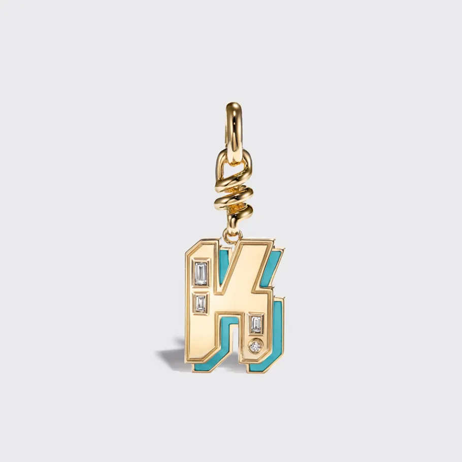 turquoise_nostalgia_lette_20.webp TURQUOISE NOSTALGIA LETTER CHARM>Boochier Discount