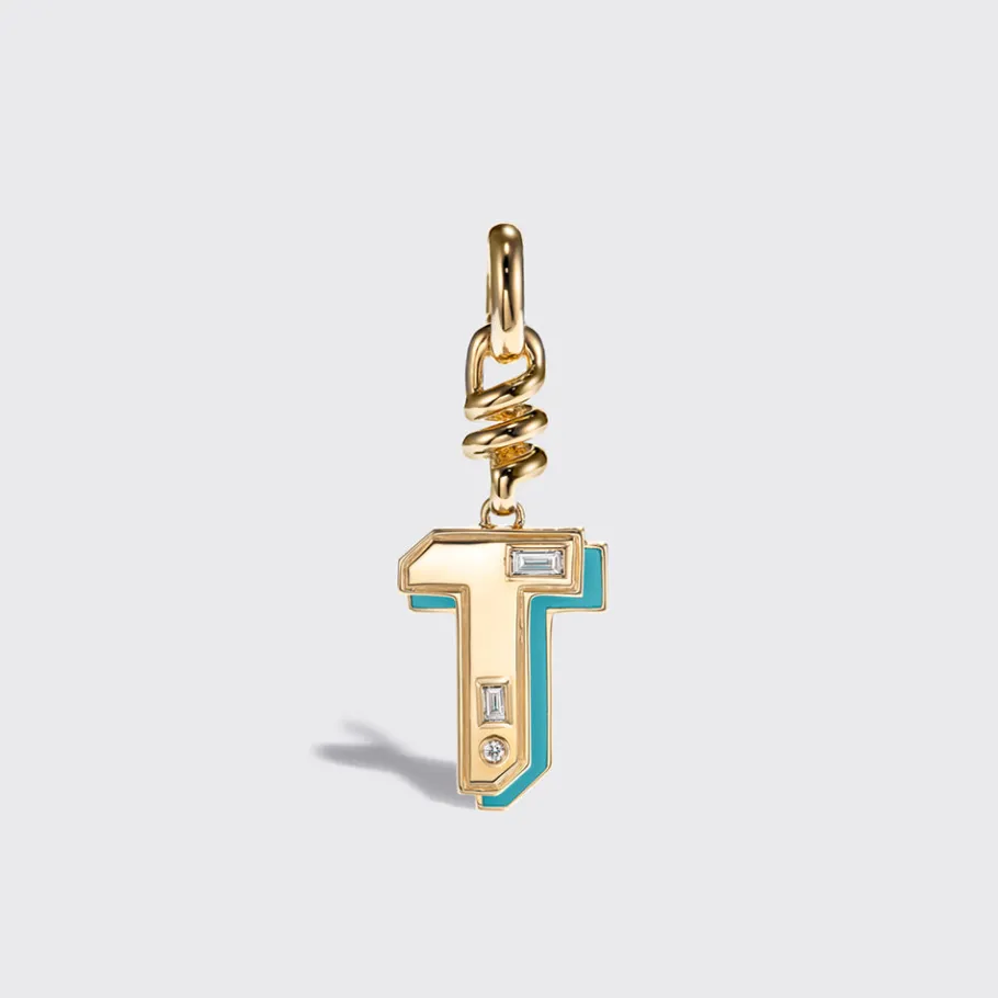 turquoise_nostalgia_lette_36.webp TURQUOISE NOSTALGIA LETTER CHARM>Boochier Discount