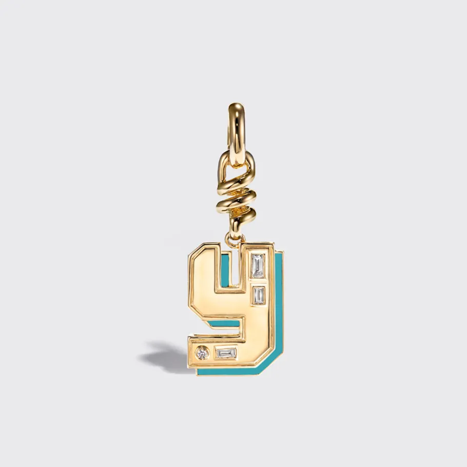 turquoise_nostalgia_lette_42.webp TURQUOISE NOSTALGIA LETTER CHARM>Boochier Discount