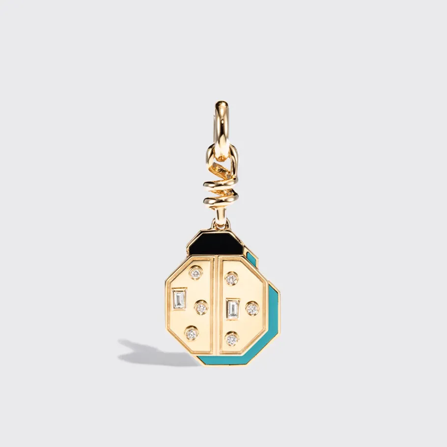 turquoise_yellow_gold_lad_0-1.webp TURQUOISE YELLOW GOLD LADYBUG CHARM>Boochier Outlet