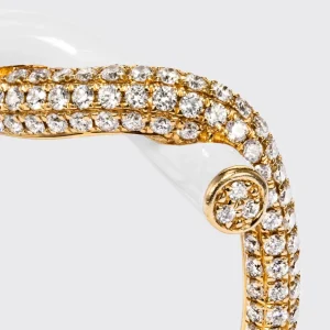 WHITE FRUIT HOOPS DIAMOND RING>Boochier Discount