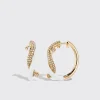 WHITE FRUIT HOOPS EARRINGS>Boochier Outlet