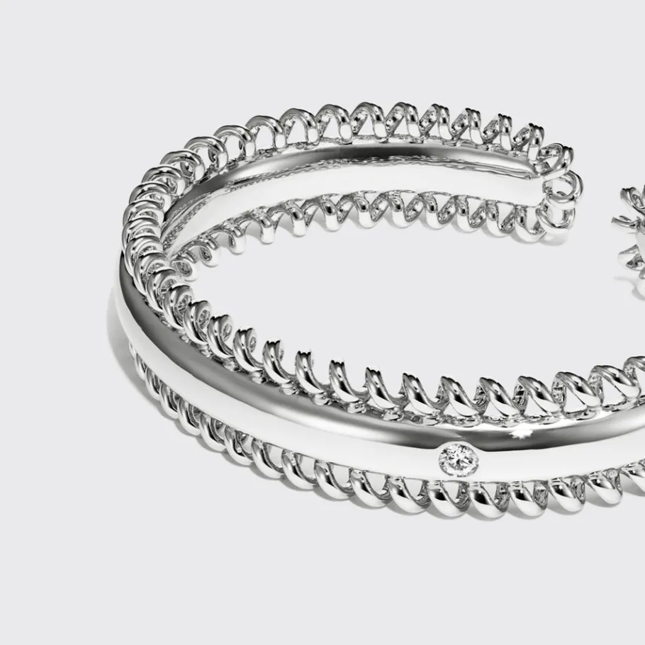 white_gold_diamond_slinke_2.webp WHITE GOLD DIAMOND SLINKEE ICON BANGLE>Boochier Best