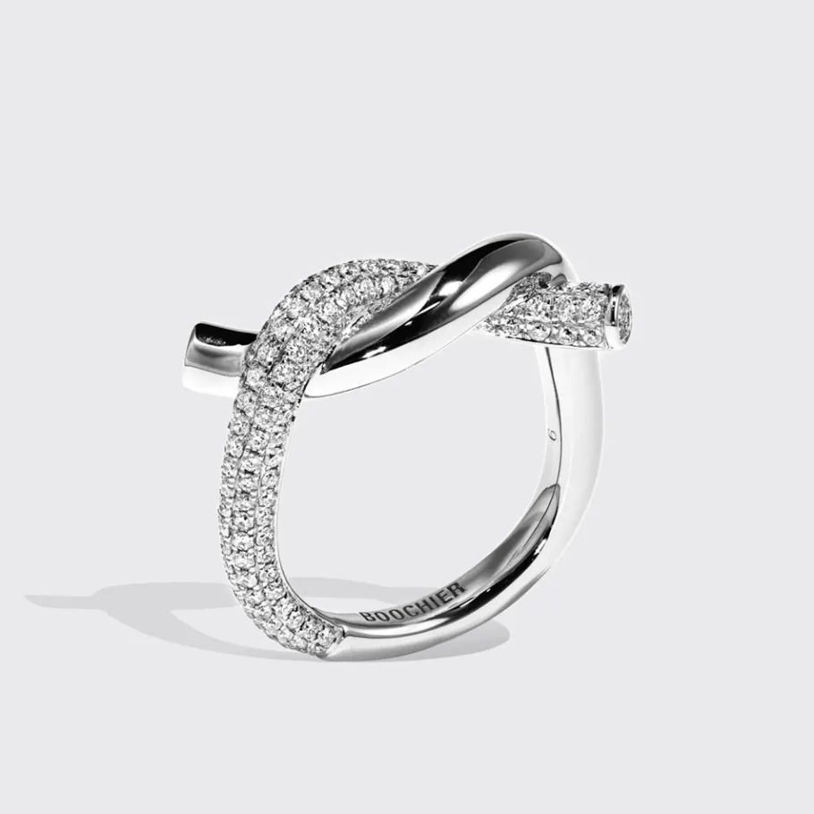 white_gold_half_diamond_t_0.webp WHITE GOLD HALF DIAMOND TIES RING>Boochier Clearance