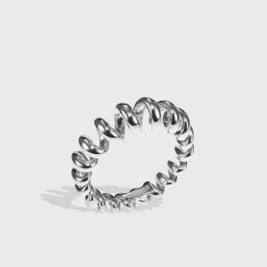 WHITE GOLD SLINKEE RING>Boochier Fashion