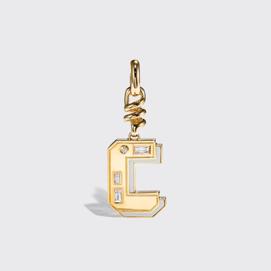 white_mother_of_pearl_nos_6.webp WHITE MOTHER OF PEARL NOSTALGIA LETTER CHARM>Boochier New