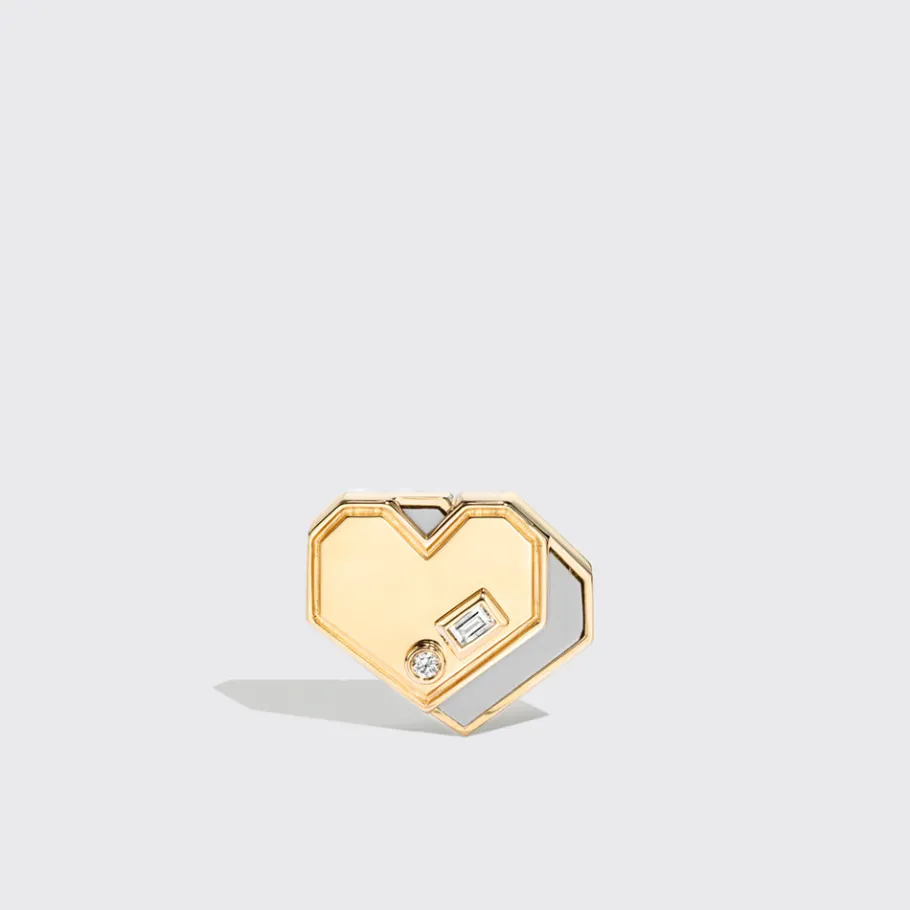 white_mother_of_pearl_yel_2-2.webp WHITE MOTHER OF PEARL YELLOW GOLD MINI HEART STUDS>Boochier Clearance