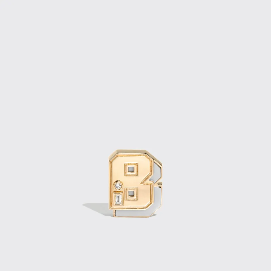 white_mother_of_pearl_yel_2.webp WHITE MOTHER OF PEARL YELLOW GOLD MINI LETTER MONO STUD>Boochier Best