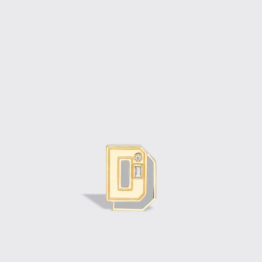 white_mother_of_pearl_yel_4.webp WHITE MOTHER OF PEARL YELLOW GOLD MINI LETTER MONO STUD>Boochier Best