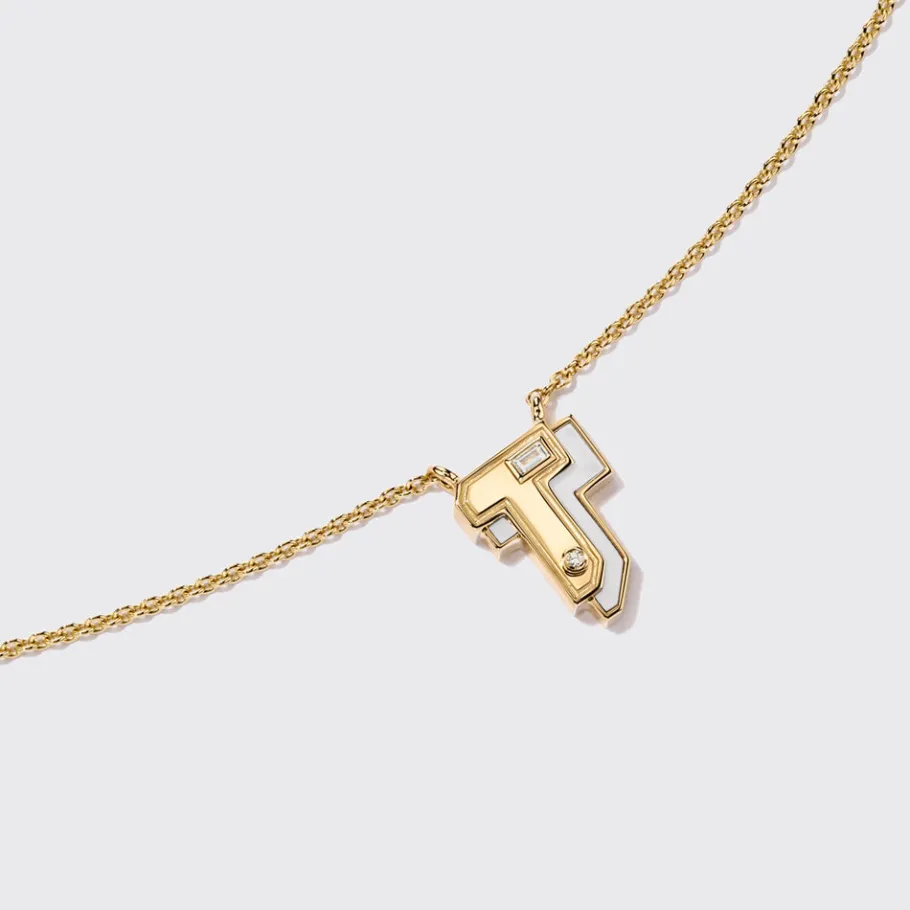 white_mother_of_pearl_yel_9-1.webp WHITE MOTHER OF PEARL YELLOW GOLD MINI LETTER NECKLACE>Boochier Discount