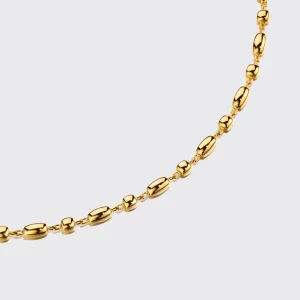 YELLOW GOLD ARCADE NECKLACE>Boochier New