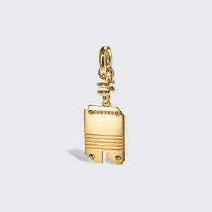YELLOW GOLD DIAMOND LETTER AND NUMBER CHARM>Boochier Best