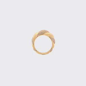 YELLOW GOLD DIAMOND MARSHMALLOW RING>Boochier Sale
