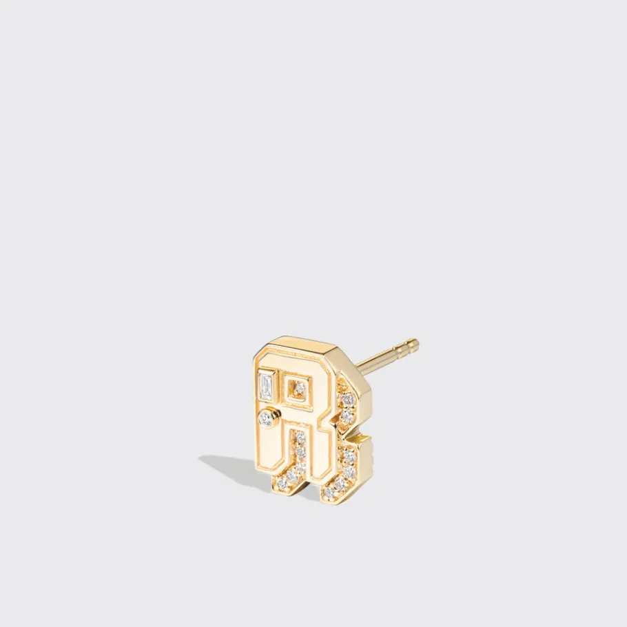 yellow_gold_diamond_mini__11.webp YELLOW GOLD DIAMOND MINI LETTER MONO STUD>Boochier Sale